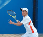 Dane Propoggia playing in the final