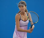 Monika Wejnert playing in the final 