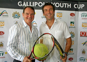 GYC 2010 Mayor of Ipswich & Pat Cash launches Gallipoli Youth Cup