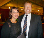 Shannon & Neil Glentworth at the Gallipoli Youth Cup dinner
