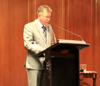 Representing the Hon Anna Bligh (Premier of Qld), Mr. Wayne Wendt (MP State Member for Ipswich West), during a speech